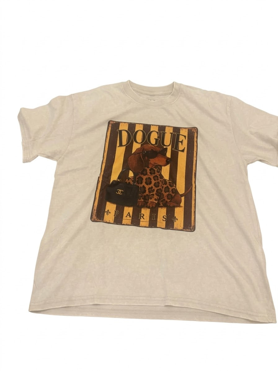Dogue Paris Graphic Tee – Vintage Mineral Wash