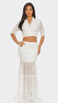 Chic Oasis Two Piece Skirt Set