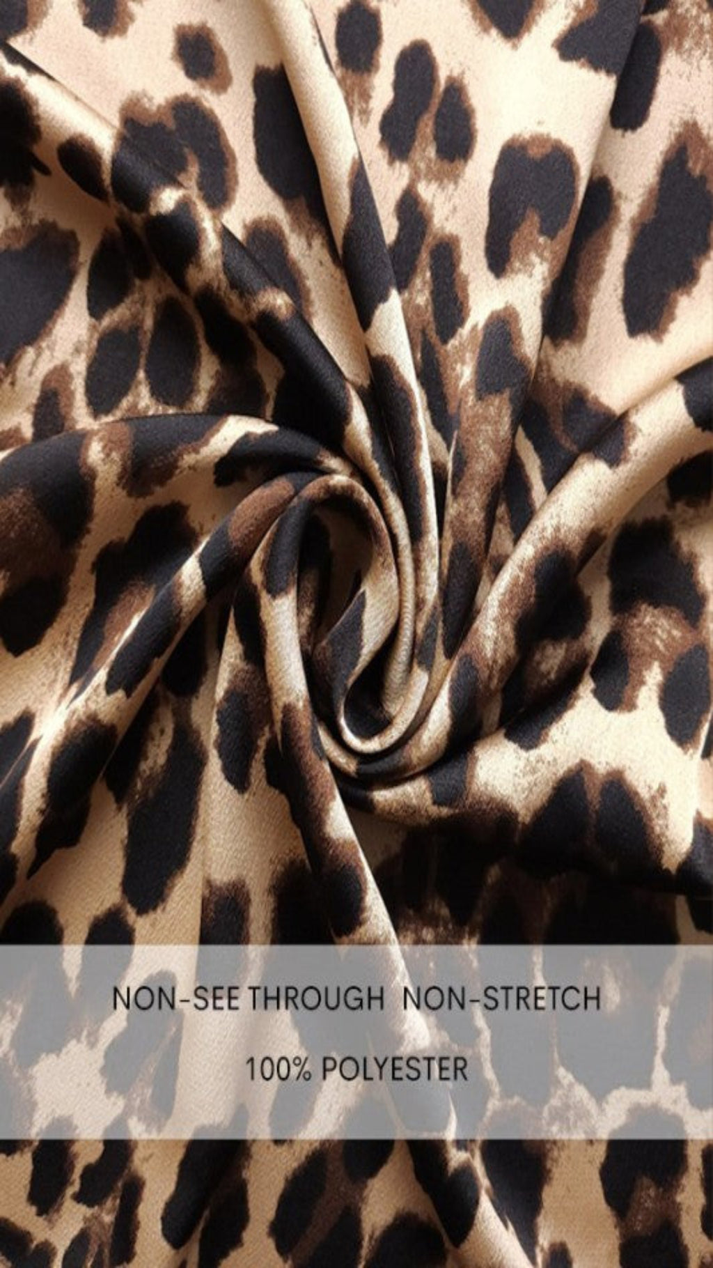 Wild Elegance Leopard Print Wrap Mini Dress