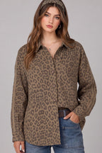 Pre-order The leopard print utility Shirt