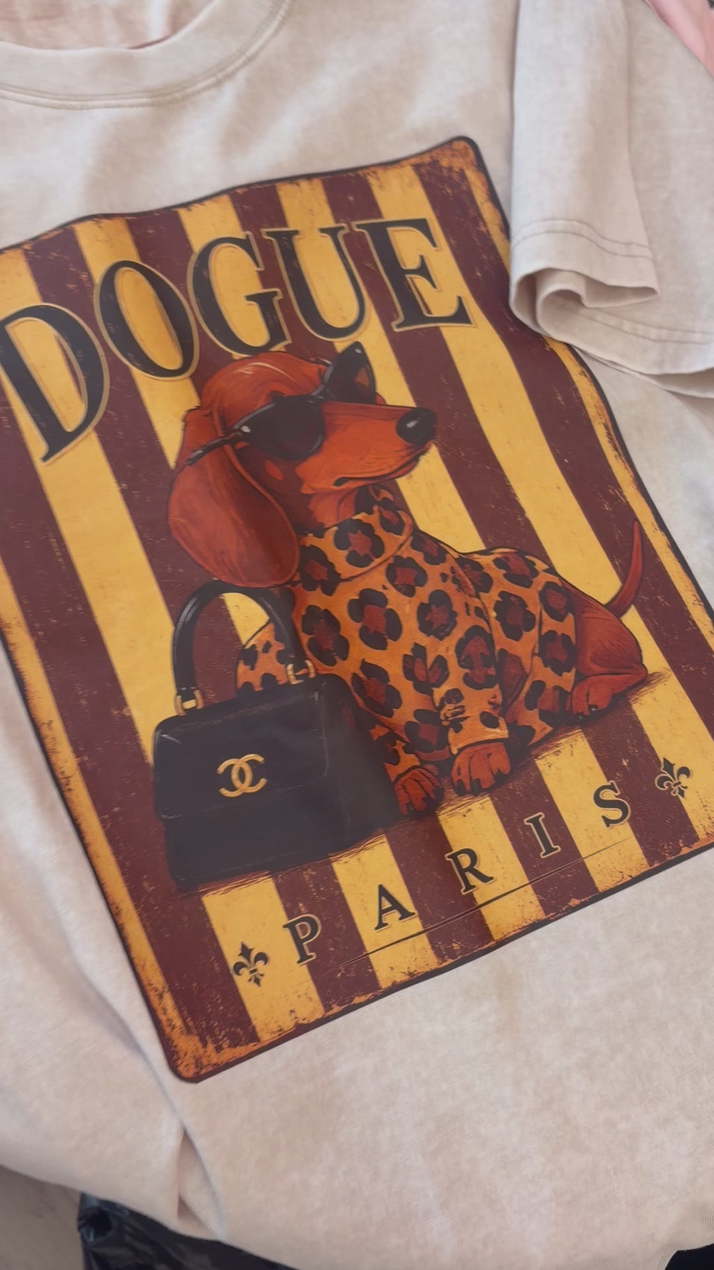 Dogue Paris Graphic Tee – Vintage Mineral Wash